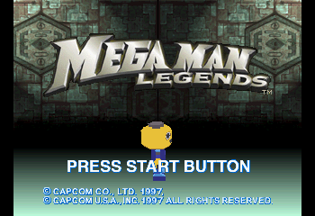 Mega Man Legends Title Screen